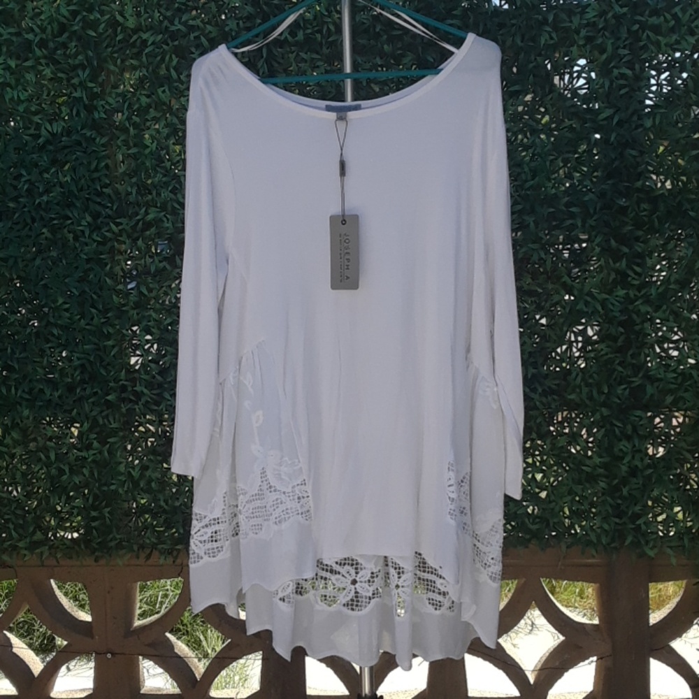 Bright White boho blouse